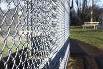 Chain Link Fence Painting