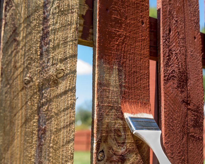 Residential Fence Painting